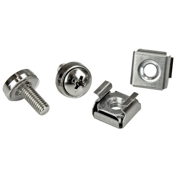 SYNX2950591 StarTech.com 100 Pkg M5 Mounting Screws and Cage Nuts for Server Rack Cabinet