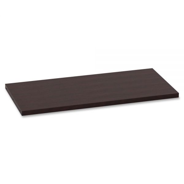 LLR69948 Lorell Prominence Table Espresso Modesty Panel