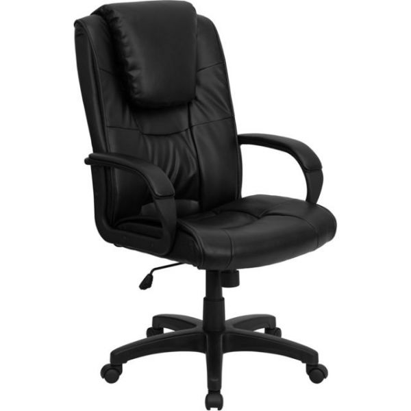 FHFGO5301BSPECCHBKLEAGG Flash Furniture High Back Executive Office Chair