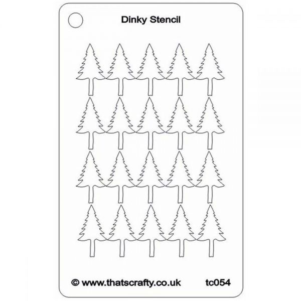 NOTM370064 That's Crafty Dinky Stencil 3"X4.75"