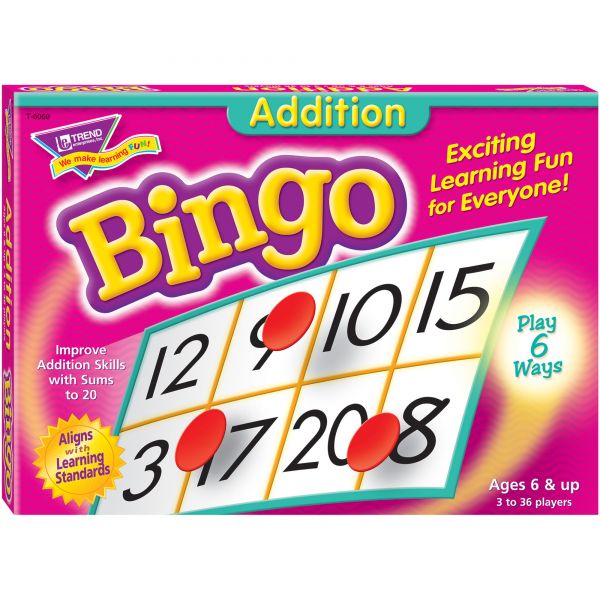 TEPT6069 Addition Bingo Game