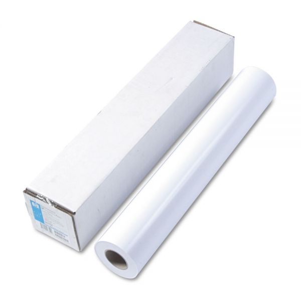 HEWQ6579A HP Designjet Large Format Instant Dry Satin-Finish Photo Paper, 24" x 100 ft, White