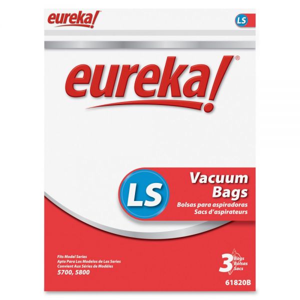 EUR61820B6CT Eureka LS Filteraire Vacuum Bags