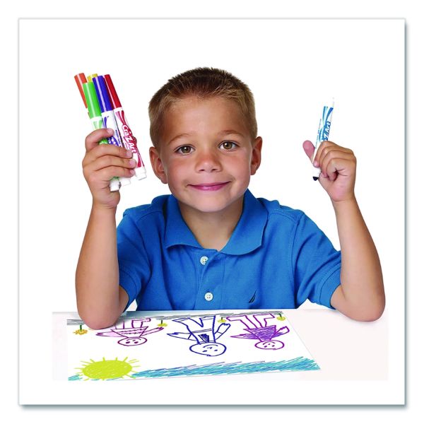Cra-Z-Art Washable Markers, Broad Bullet Tip, Assorted Colors, 64