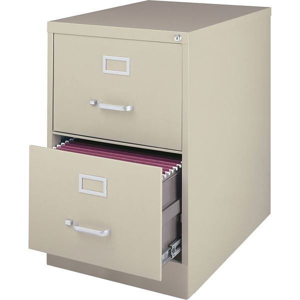 LLR88042 Lorell Commercial Grade 2 Drawer Vertical File Cabinet