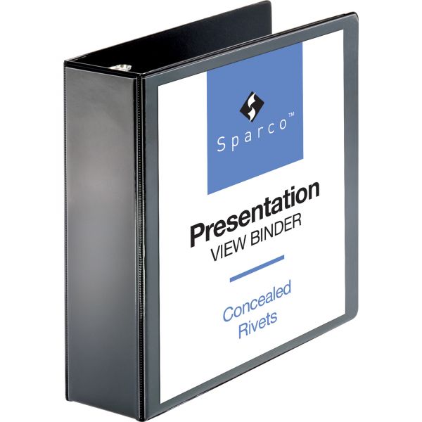 SPR05740 Sparco Standard 3" 3-Ring View Binder