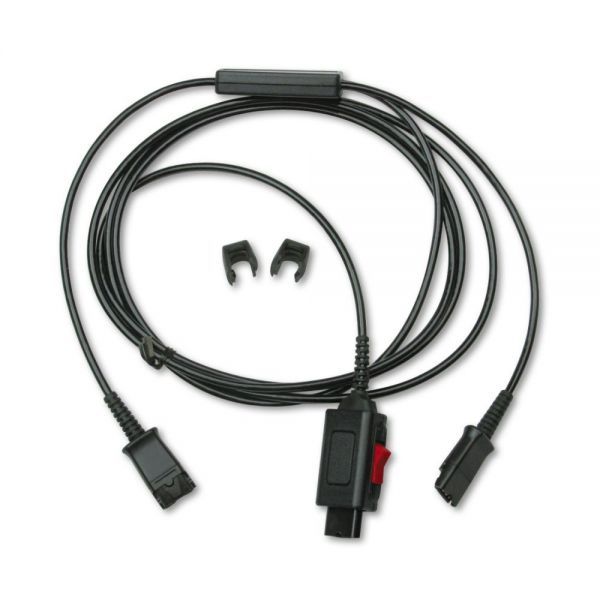 PLN2701903 Plantronics Adapter, Y Splitter for Training Purposes (2 People Can Listen)