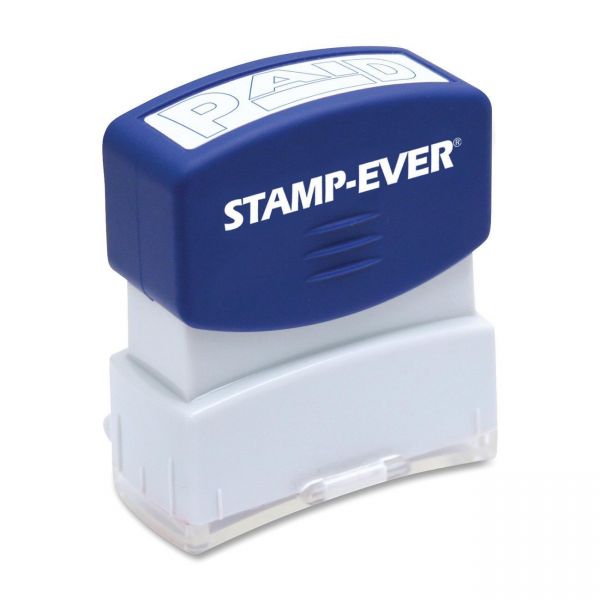 USS5958 Stamp-Ever Pre-inked Blue Paid Stamp