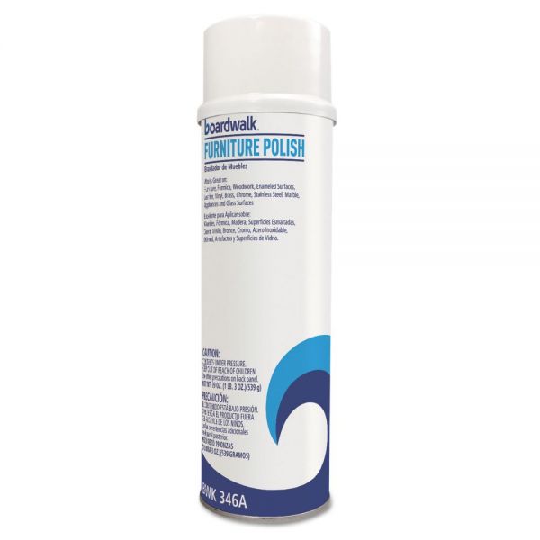BWK346AEA Boardwalk Furniture Polish, Lemon, 19oz Aerosol