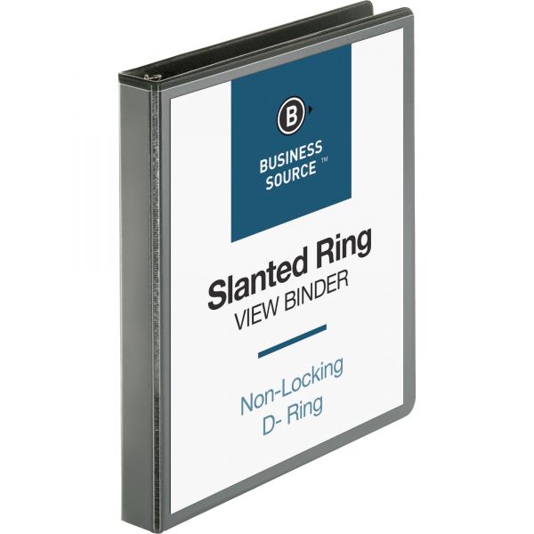 BSN28446 Business Source Basic 1" 3-Ring View Binder