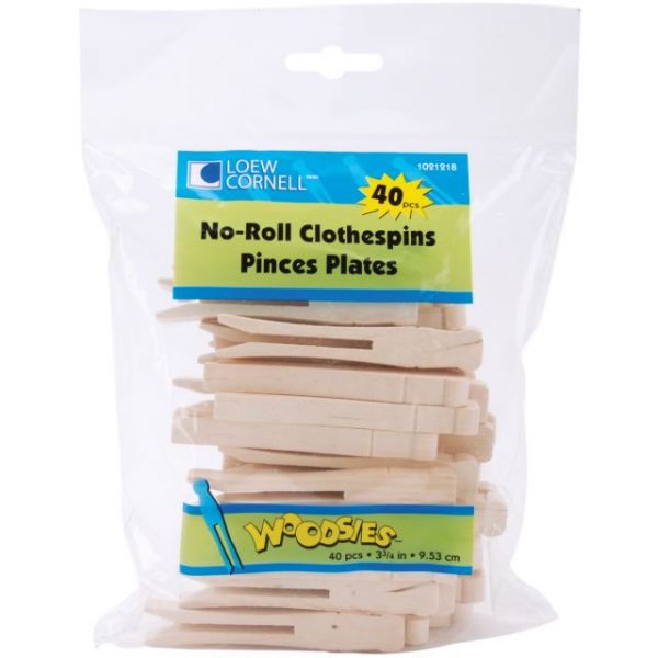 NOTM428084 Woodsies No-Roll Clothespins