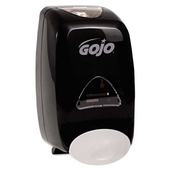 GOJ515506 GOJO FMX-12 Soap Dispenser, 1250mL, 6 1/8w x 5 1/8d x 10 1/2h, Black