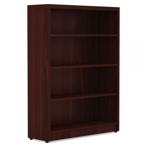 LLR34316 Lorell Chateau 4-Shelf Bookcase