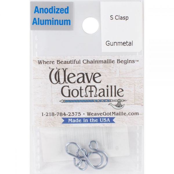 NOTM390100 Anodized Aluminum S Clasps 1 Set/Pkg