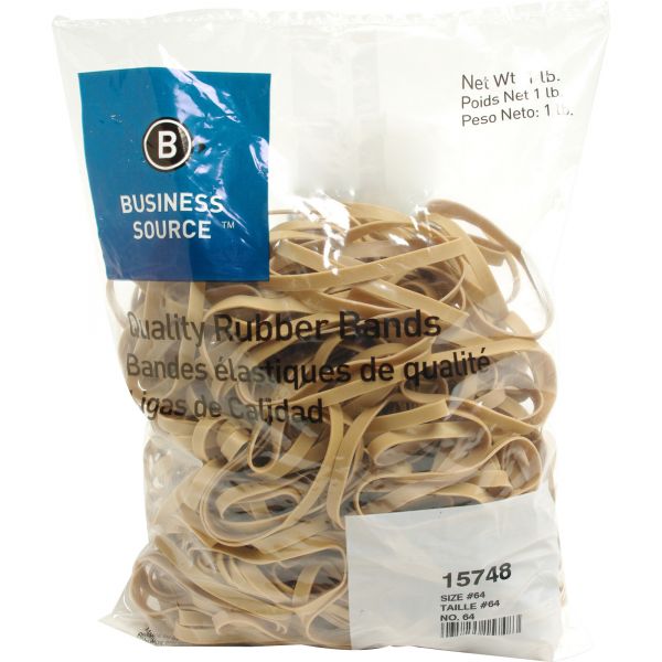 BSN15748 Business Source #64 Rubber Bands