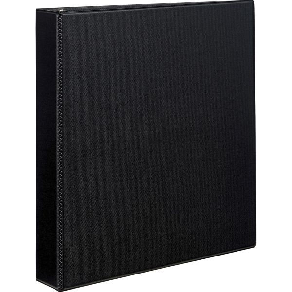 AVE27350 Avery Durable 3-Ring Binder, 1 1/2" Capacity, Slant Ring, Black