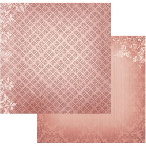 NOTM323472 Vintage Rose Garden Double-Sided Paper 12"X12"