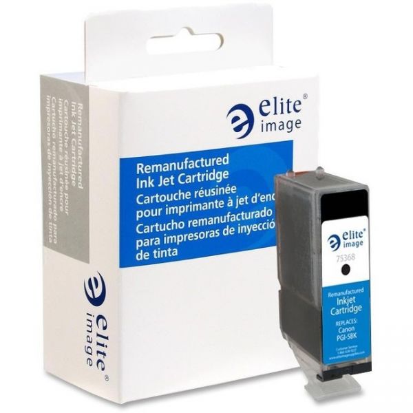 ELI75368 Elite Image Remanufactured Canon PGI-5BK Ink Cartridge