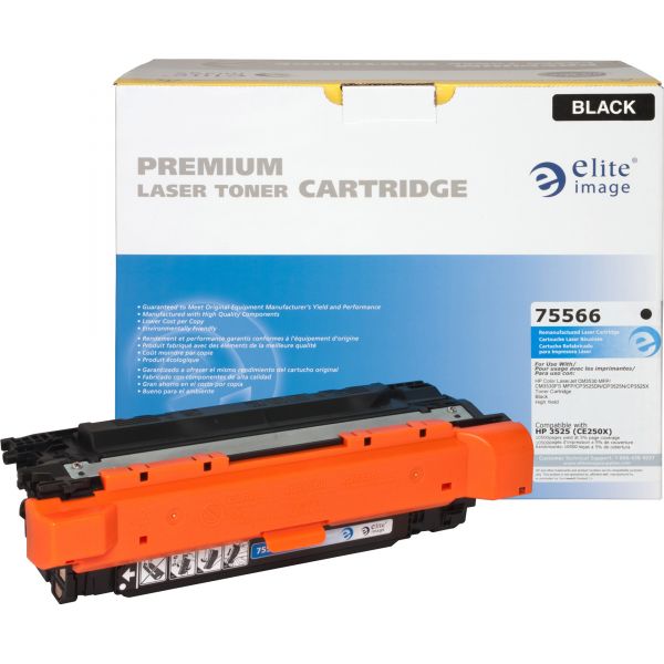 ELI75566 Elite Image Remanufactured HP CE250X Toner Cartridge