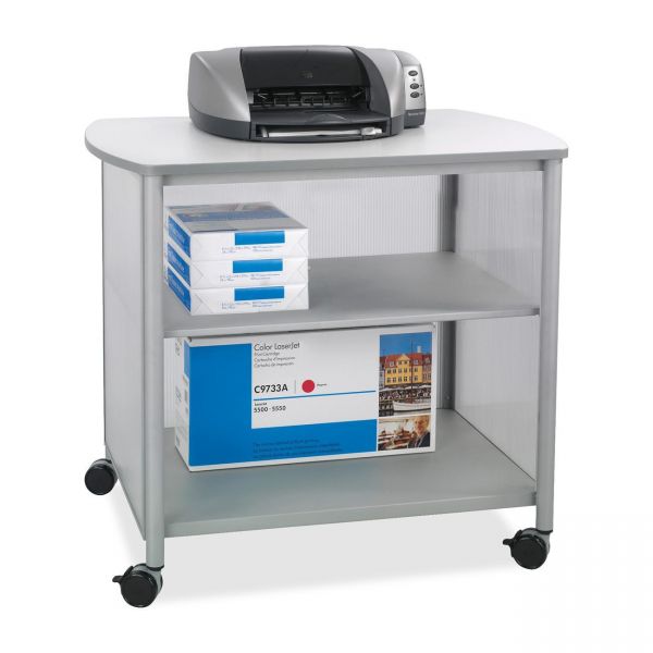 SAF1858GR Safco Impromptu Deluxe Machine Stand, 34-3/4w x 25-1/2d x 31h, Gray