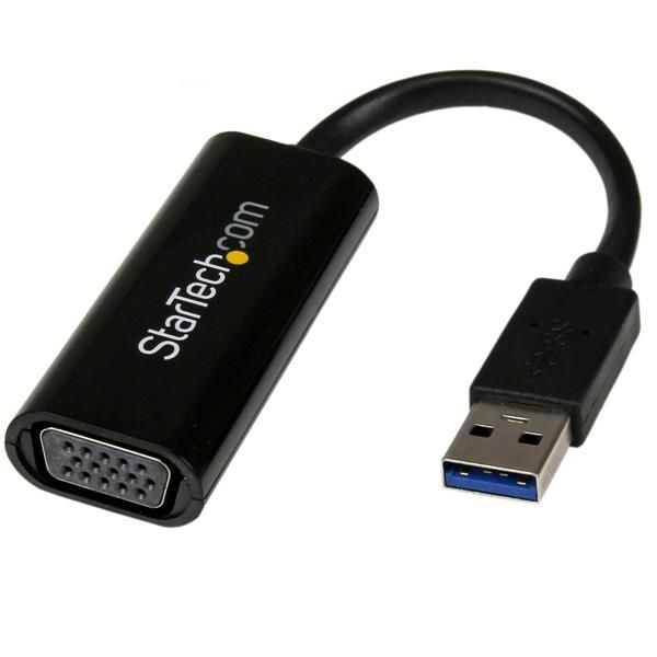 SYNX3729008 StarTech.com Slim USB 3.0 to VGA External Video Card Multi Monitor Adapter - 1920x1200 / 1080p