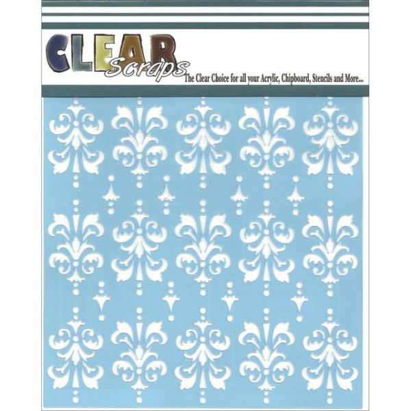 NOTM275943 Clear Scraps Stencils 6"X6"