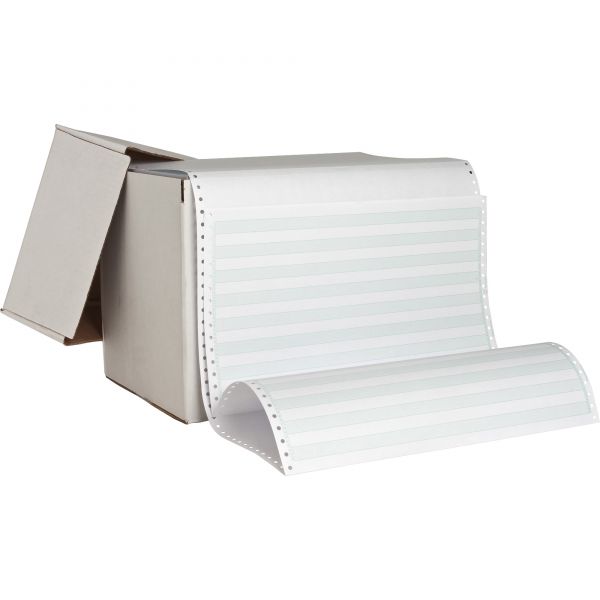 SPR02182 Sparco Continuous Green Bar Computer Paper