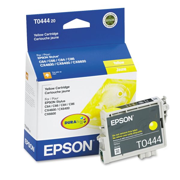 EPST044420 Epson T044420 (44) DURABrite Ink, Yellow