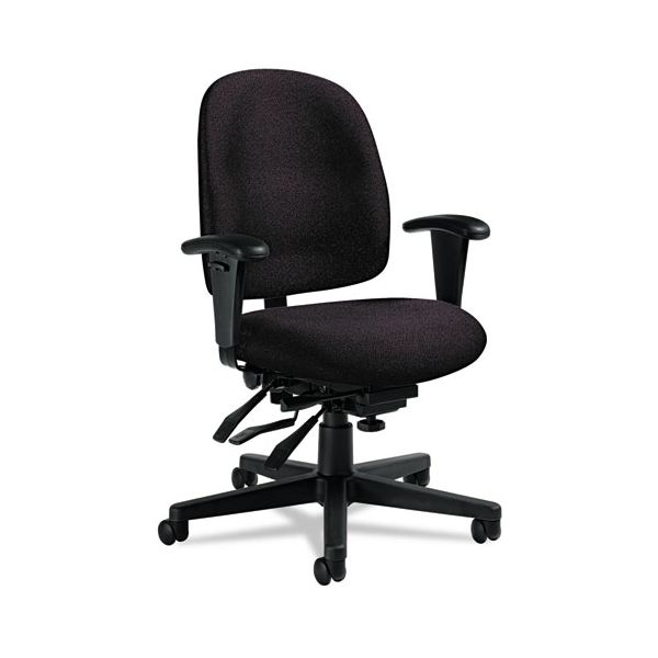 GLB32123NBKPB09 Global Granada Series Low-Back Multi-Tilter Office Chair