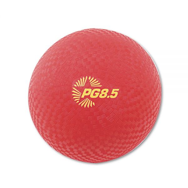 CSIPG85 Champion Sports Playground Ball, 8-1/2" Diameter, Red