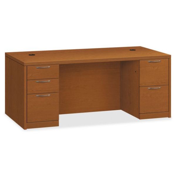 HON115890ACHH HON Valido Double Pedestal Desk | 2 Box / 3 File Drawers | 72"W