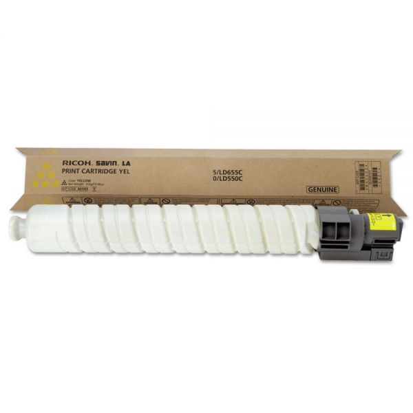 RIC841453 Ricoh 841285 Toner, 17,000 Page-Yield, Yellow