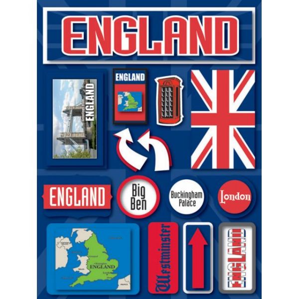 NOTM361839 Jet Setters Dimensional Stickers