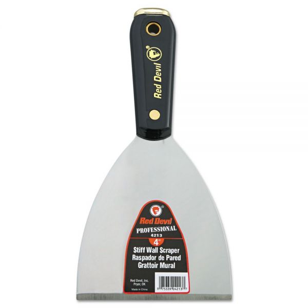 RDL4213 Red Devil 4200 Series Wall Scraper, 4" Nylon Handle