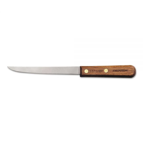 DXX02060 Dexter Traditional Boning Knife, Ham, Brown/Silver, 6"