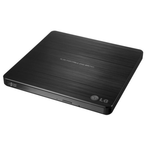 SYNX3491393 LG GP60NB50 External Ultra Slim Portable DVDRW Black - Retail Pack