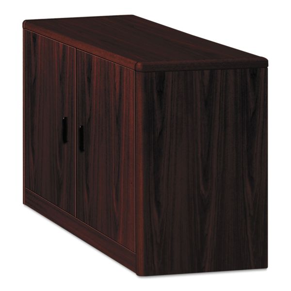HON107291NN HON 10700 Series Locking Storage Cabinet, 36w x 20d x 29 1/2h, Mahogany
