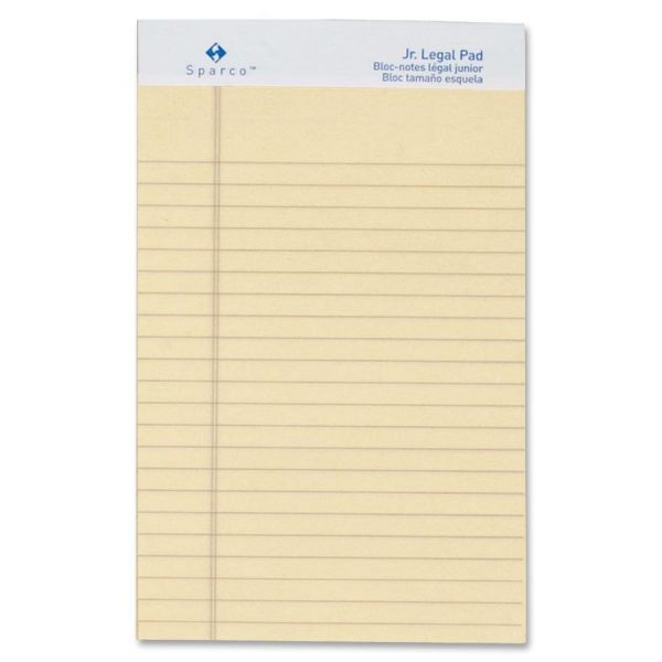 SPR01069 Sparco Colored Junior Legal Pads