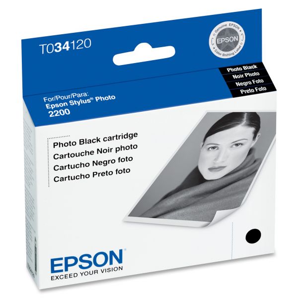 EPST034120 Epson T034120 (34) Ink, Photo Black