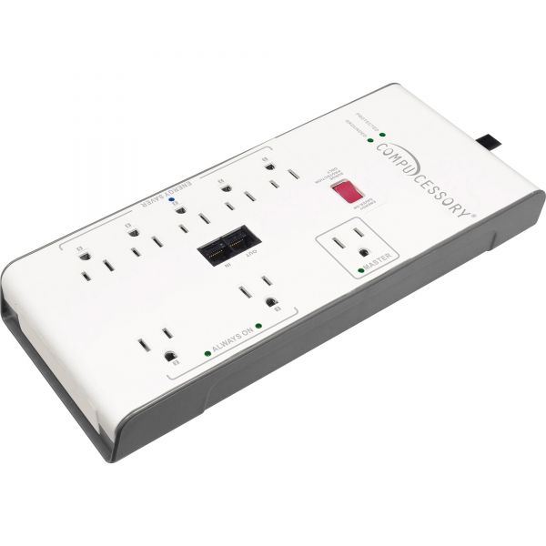 CCS09851 Compucessory RJ45 8-Outlet Surge Protector