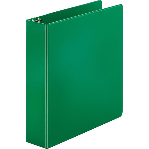 SPR03504 Sparco 2" 3-Ring Binder, Letter Size, Round Ring, Green