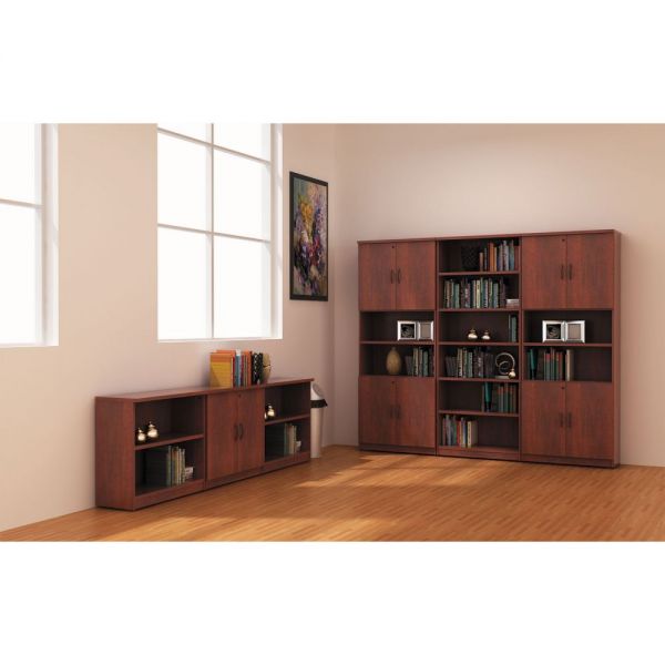 ALEVA638232MC Alera Valencia Series Bookcase, Six-Shelf, 31 3/4w x 14d x 80 3/8h, Med Cherry