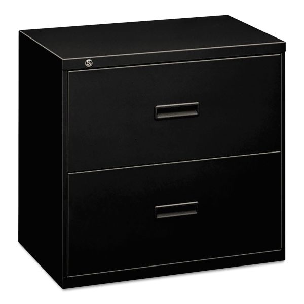 BSX482LP HON 400 Series Two-Drawer Lateral File, 36w x 19-1/4d x 28-3/8h, Black