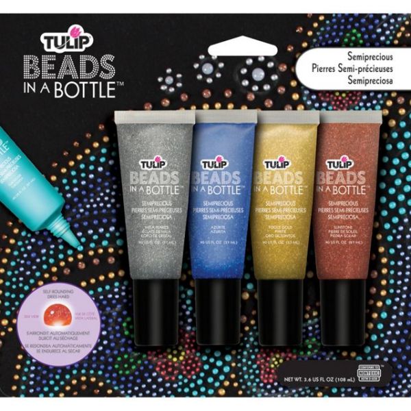 NOTM481745 Tulip Beads In A Bottle Paints .9oz 4/Pkg