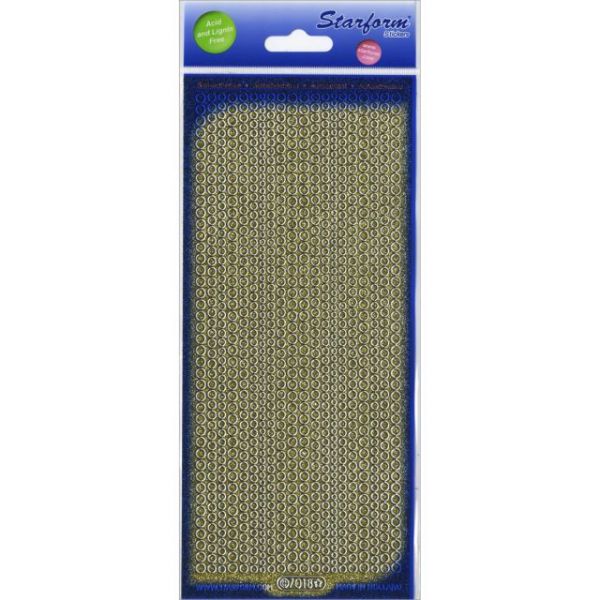 NOTM124867 Glitter Dots Assorti Peel-Off Stickers