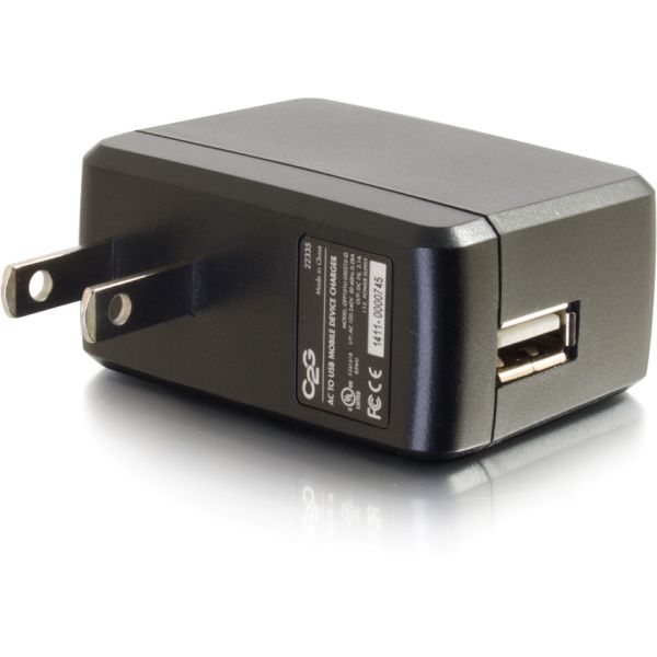 SYNX4353798 C2G AC to USB Mobile Device Charger, 5V 2A Output