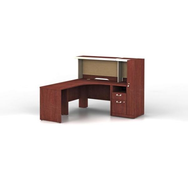 BSHQUA001CSL bbf Quantum Administrative Configuration - Harvest Cherry finish by Bush Furniture