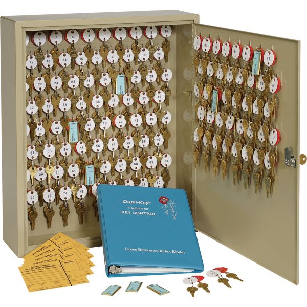MMF201812003 SteelMaster Locking Two-Tag Cabinet, 120-Key, Welded Steel, Sand, 16 1/2 x 4 7/8 x 20 1/8