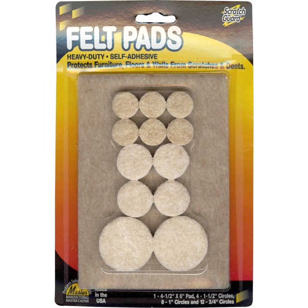 MAS88499 MASTER Scratch Guard Heavy Duty Combo Felt Pads