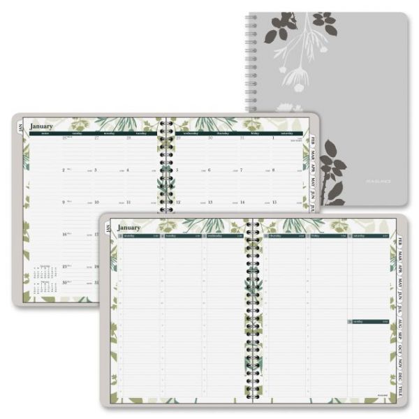 AAG759905 At-A-Glance Botanique Weekly/Monthly Appointment Book